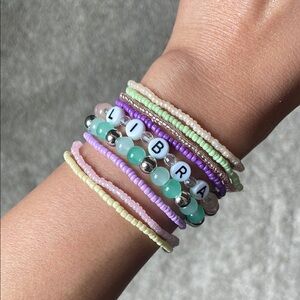 Colorful Beaded Libra Bracelets